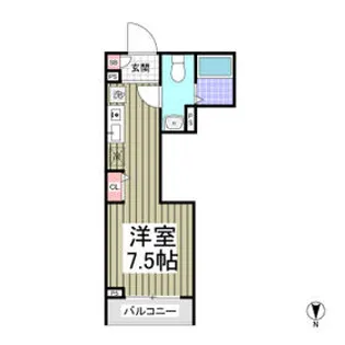 グランコート六町【2階】の間取り