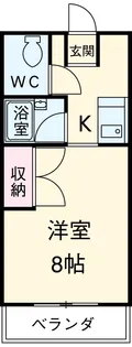 グリーンハイツ畑江【403号室】の間取り