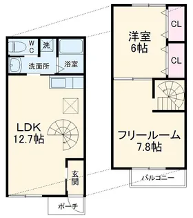 キアロ【1階】の間取り