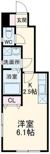 メゾンこびき【205号室】の間取り