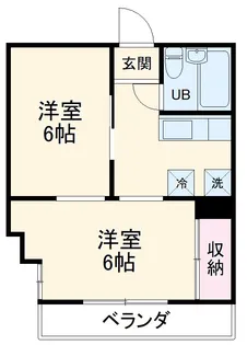 コーポ四季村上【2階】の間取り