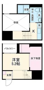 エスペランサ・エイト【102号室】の間取り