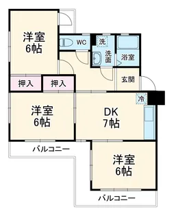 ドルフ本地【201号室】の間取り