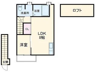 CaT WALK【203号室】の間取り