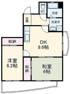ブラザービル八幡【2階】の間取り