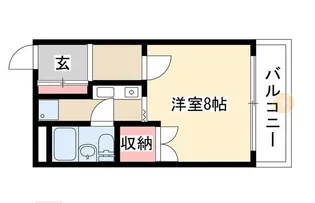 エスポア瑞穂【2D号室】の間取り