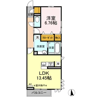 サンベリーナ【3階】の間取り