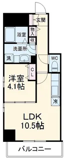 GRAN COURT YONO【7階】の間取り
