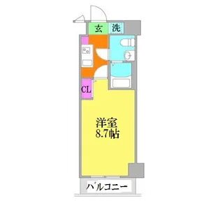 CORVAL亀有【6階】の間取り