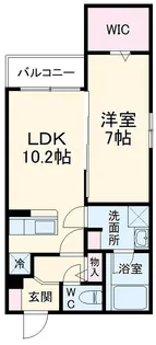 ニンフェンブルグ堀田【1階】の間取り