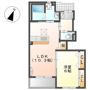 ブリアライズ【1階】の間取り