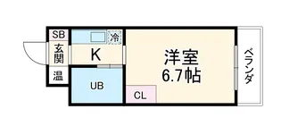 グレース岩塚【103号室】の間取り