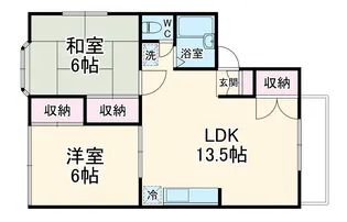 アルファヒルズ【1階】の間取り