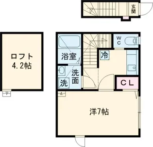 ウィング・ジムコB棟【2階】の間取り