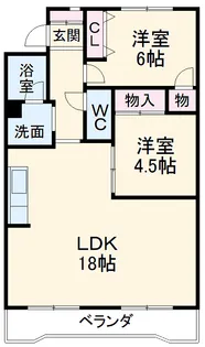 ヴィラ瑞穂【303号室】の間取り