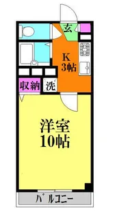 藤和亀有コープ【310号室】の間取り