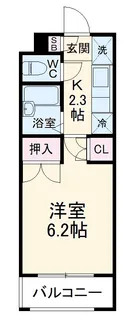 デルフィ与野本町【1階】の間取り