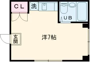 サンテラスホリ【2階】の間取り