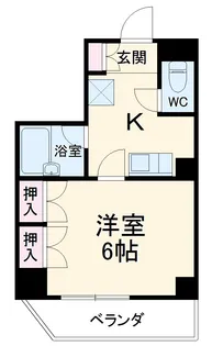 ラ・メゾン・ヴェール【3A号室】の間取り