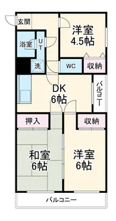 カーサ水海道【303号室】の間取り