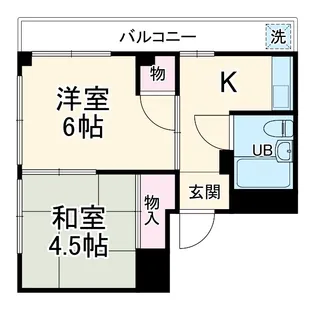 日吉屋ビル【4階】の間取り