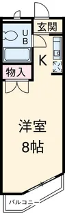 メゾン山崎川【102号室】の間取り