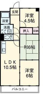 ベルフォール瑞穂【3階】の間取り