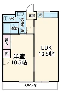 YOUハイツⅡ【1階】の間取り