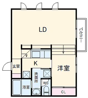 Gradito(グラディート)【2階】の間取り