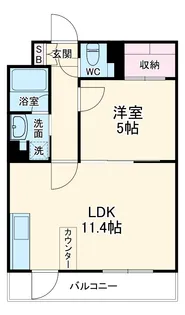 サリジェール瑞穂【5階】の間取り
