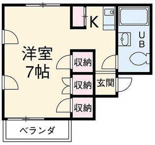 アルファビル【3階】の間取り