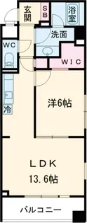 NTPRレジデンス鷹番【1階】の間取り