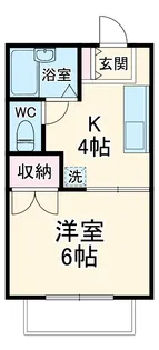 アーバンハイツ【1階】の間取り