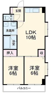 グランドール東寺尾【2階】の間取り