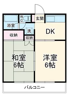 久喜サンハイツ【2階】の間取り
