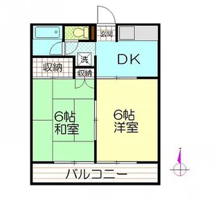 久喜サンハイツ【2階】の間取り