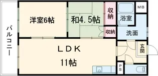 TIマンション瑞穂【2階】の間取り