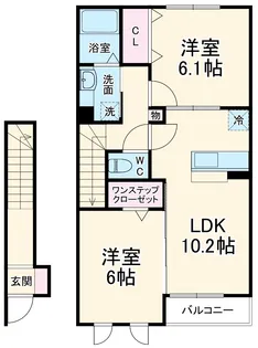 Anjewel【2階】の間取り