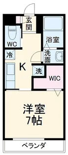 パームコテージX番館(⑩番館)【1階】の間取り