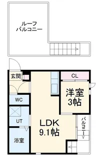 Grandtic Chronos【2階】の間取り