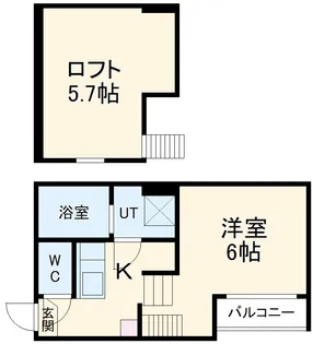 K・Dream堀田【1階】の間取り