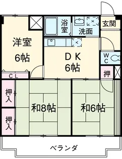 エシュリオン原崎【303号室】の間取り