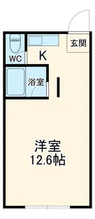 広栄荘7棟【714号室】の間取り