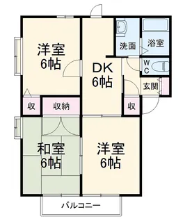 クインハイツⅢ【201号室】の間取り