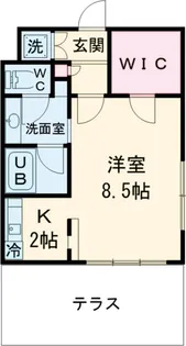 ルーブル学芸大学五番館【2階】の間取り