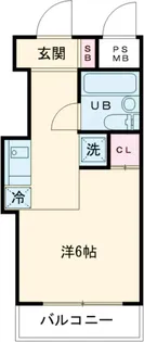 スカイコート世田谷用賀【305号室】の間取り