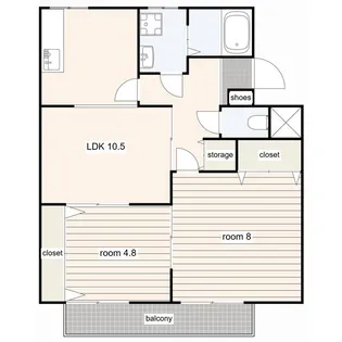 コスモ90【1階】の間取り