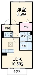 グランディール【2階】の間取り