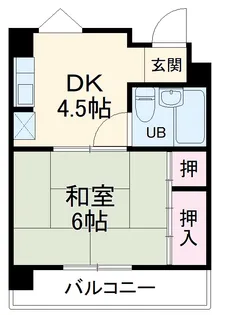 キャッスルミニ松園【4階】の間取り