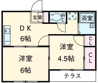 ヒルズペガサス【2階】の間取り